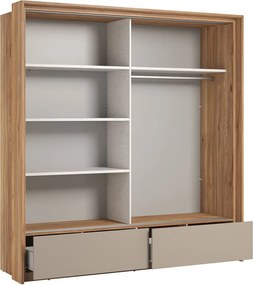 Dulap lemn masiv Eleganza, 209 × 219 × 63 cm