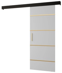 Uși culisante 70 cm Slavdro 4 (alb mat + negru mat). 1108748