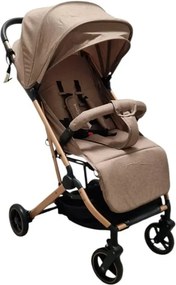 Carucior sport ultracompact pentru copii BABY CARE 311 Transformabil in troller, Spatar reglabil in 3 trepte, Pozitie somn, Bej Crem