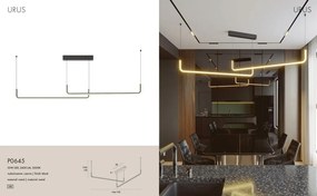 Lustra suspendata liniara LED Urus