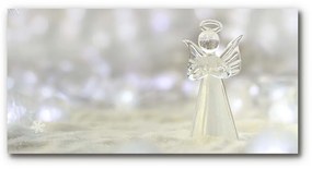 Tablou pe sticla acrilica Un ornament de înger din sticlă proaspătă