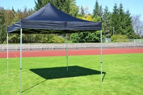 Cort grădină Foarfecă PROFI 3x3m negru+4 pereți laterali