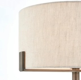 Endon 72631 - Lampă de masă HAYFIELD 1xE27/40W/230V bronz/gri