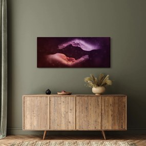 Tablou cu mâini (120x50 cm)