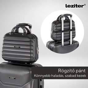 TraveLux Max valiză de mână mică cu capac dur 28x36x16 cm negru
