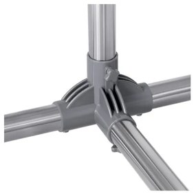 Cuier de podea mobil LINEA, argintiu