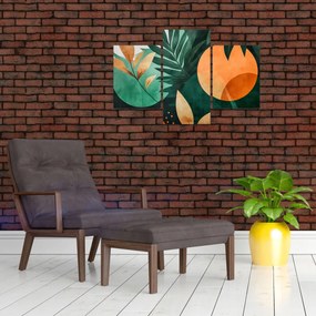 Tablou - Motive naturale geometrice (90x60 cm)