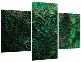 Tablou - Imagine microscopică verde (90x60 cm)