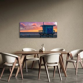 Tablou de pe plaja Santa Monica (120x50 cm)
