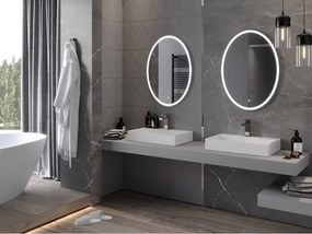 Mexen Elz oglindă de baie iluminată 60 x 80 cm, LED 6000K, antiaburire - 9802-060-080-611-00