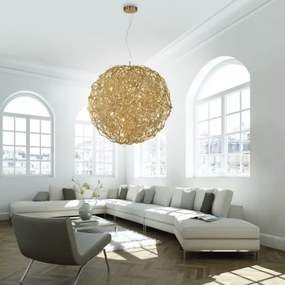 Paul Neuhaus 2019-12 - Lustră suspendată pe cablu SAREA 15xG9/40W/230V aurie