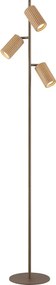 Brilliant - Lampadar LAKEWOOD 3xGU10/10W/230V maro