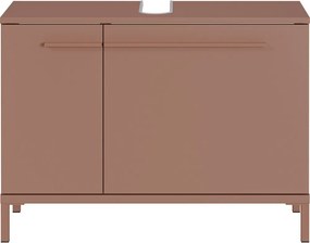 Dulap sub chiuvetă maro cu aspect mat 80x59 cm Laurino – Germania