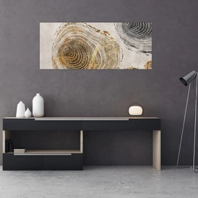 Tablou - Abstract triburi (120x50 cm)