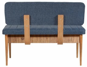 Bancă Vina Dark Blue and Atlanitc Pine