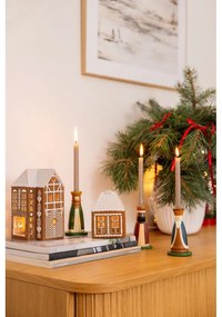 Sfeșnic pentru lumânări pastilă din ceramică Gingerbread Lighthouse – Kähler Design