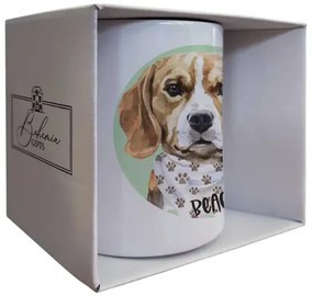 Bohemia Gifts Cană ceramică - Beagle, 350 ml