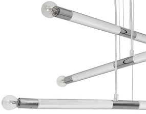 Lustră pe cablu BASTONE WHITE 6xE14/40W/230V