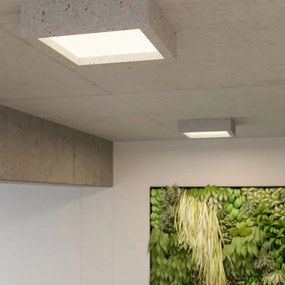 Plafonieră LED RIZA LED/18W/230V beton Sollux SL.0995