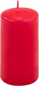 Set de lumânări pilon, 11,5 cm, Ø 6 cm, roșu, 18 buc.