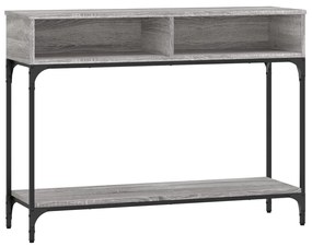 833391 vidaXL Măsuță consolă, gri sonoma, 100x30,5x75 cm, lemn prelucrat
