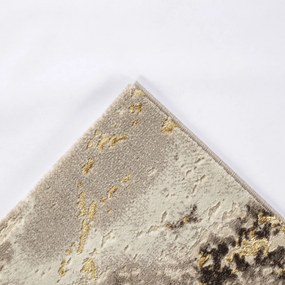 Covor Modern Living , Dormitor Dreptunghiular Marmara T160A Crem Gold (Alege dimensiunea: 80 x 150)