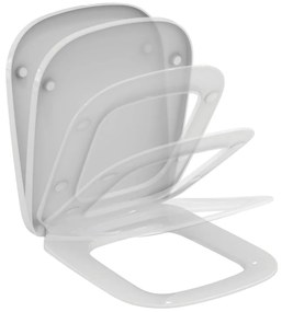 Capac WC, softclose, alb