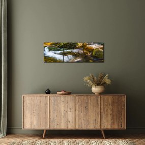 Tablou cu părâu (cu ceas) (90x30 cm)