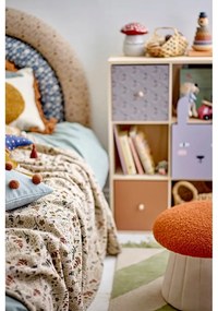 Bibliotecă de copii în culoare naturală din lemn de paulownia 55x89,5 cm Calle – Bloomingville Mini