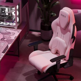 Scaun de gaming Diablo X.One Prime Normal size, Akira Pink