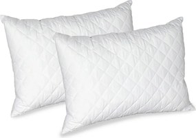 Set Alcam, 2 perne microfibra 50x70 cm si pilota matlasata 200x220 cm