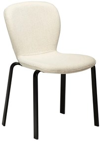 Scaun de dining crem tapițat Heap – DAN-FORM Denmark