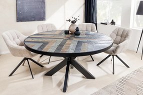 Masa Rotunda, Diametru 120cm, Design Unicat, Mountain Soul