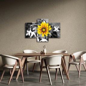 Tablou cu floare galbenă (90x60 cm)
