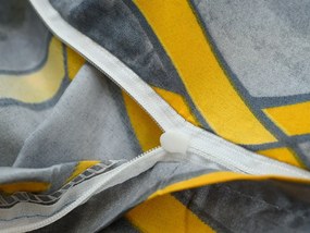 Lenjerie de pat din microfibra RYNETH gri Dimensiune lenjerie de pat: 70 x 80 cm | 140 x 200 cm