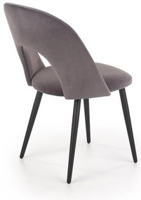 Scaun de bucaterie Gema, gri/negru