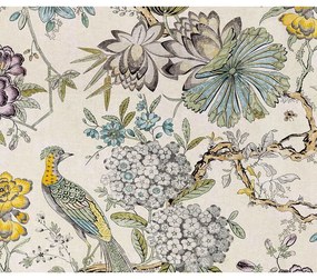 Lenjerie de pat din bumbac organic pentru pat de o persoană Descanso Daisy, 140 x 220 cm