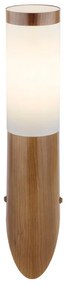 Aplica de exterior optic lemn, din oțel inoxidabil, 1 bec, dulie E27, 3157W, Globo