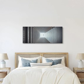 Tablou - Vedere din interiorul clădirii (120x50 cm)