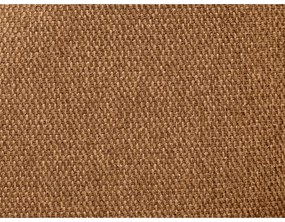 Pat matrimonial portocaliu tapițat cu somieră 140x190 cm Romane – Bobochic Paris