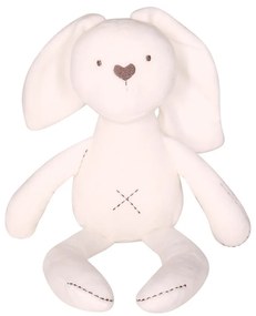 Iepure de pluș Hop 35 cm, alb