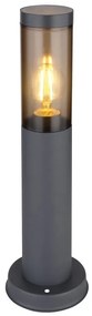 Stalp mic pentru iluminat exterior design modern IP44 Boston antracit