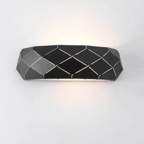 Aplică de perete REUS 1xE27/40W/230V neagră