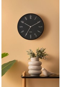 Karlsson 5988BK ceas de perete design negru,diametru 30 cm