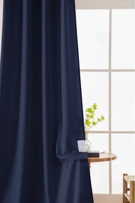 Draperie albastru inchis OXFORD 140x250 cm Agatat: Rejansa