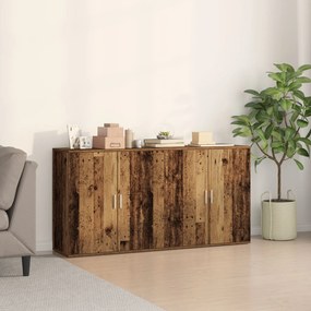 vidaXL Dulapuri 2 buc Vechi 79x38x80 cm Lemn prelucrat