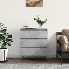 vidaXL Servantă, gri beton, 60x35x70 cm, lemn prelucrat