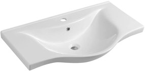 Aqualine Zara lavoar 79.5x46 cm semicircular alb 10080