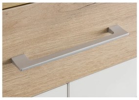 Pantofar alb cu sertar cu aspect de lemn de stejar Topix – Germania