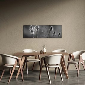 Tablou - Iarbă moale bej N⁰2 (cu ceas) (90x30 cm)
